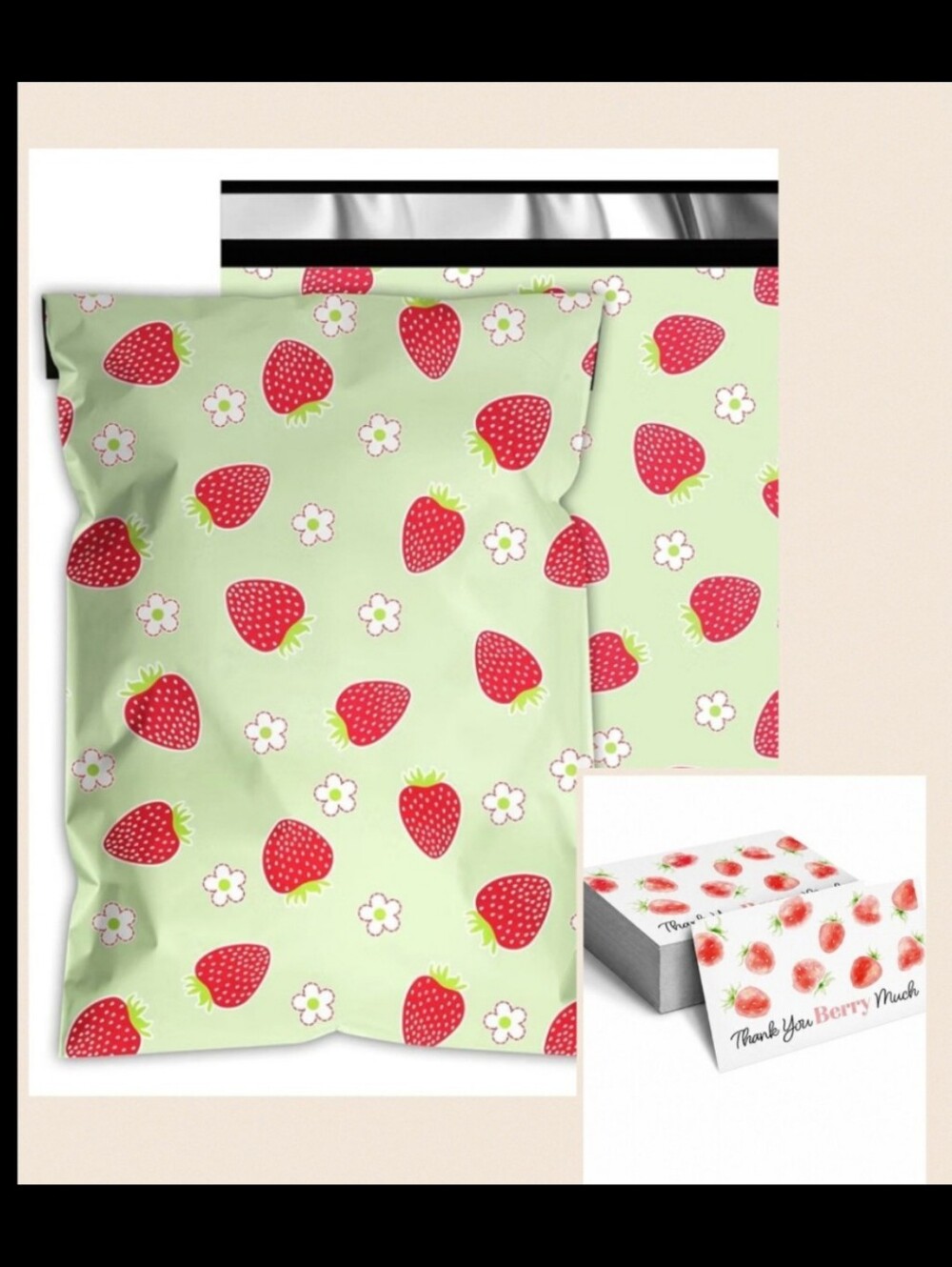 (25) 6x9 POLYS + (25)4x6 CARDS🍓 BUNDLE